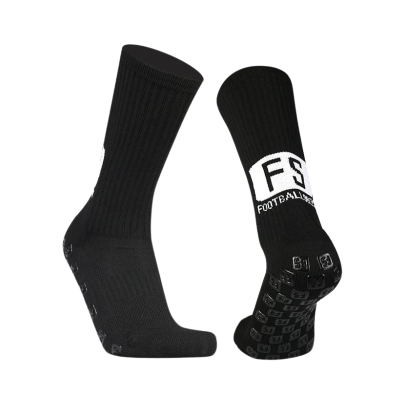 FS Footballsocks Training Black Grip Socks