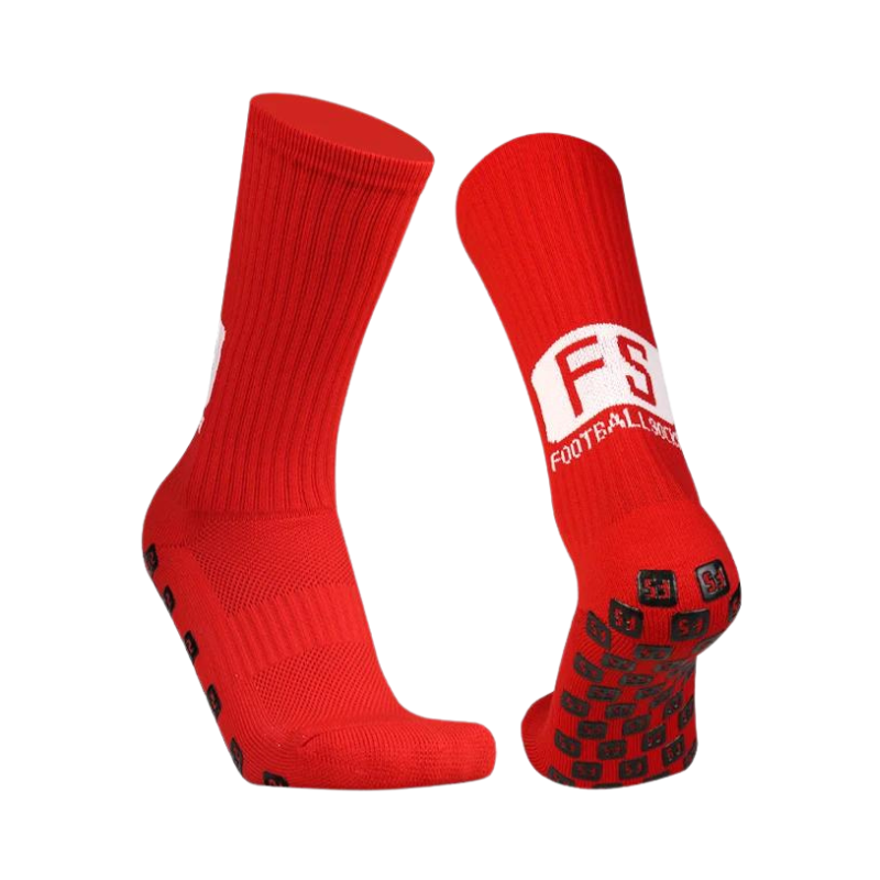 FS Footballsocks Training Red Grip Socks