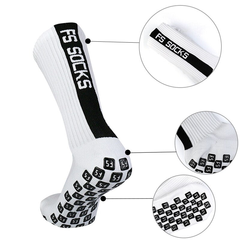 FS Footballsocks Grip Socks FS Socks 2.0 White