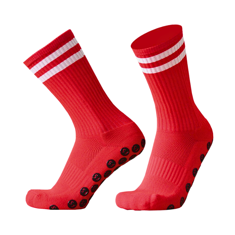 FS Footballsocks Grip Socks FS Stripes Red