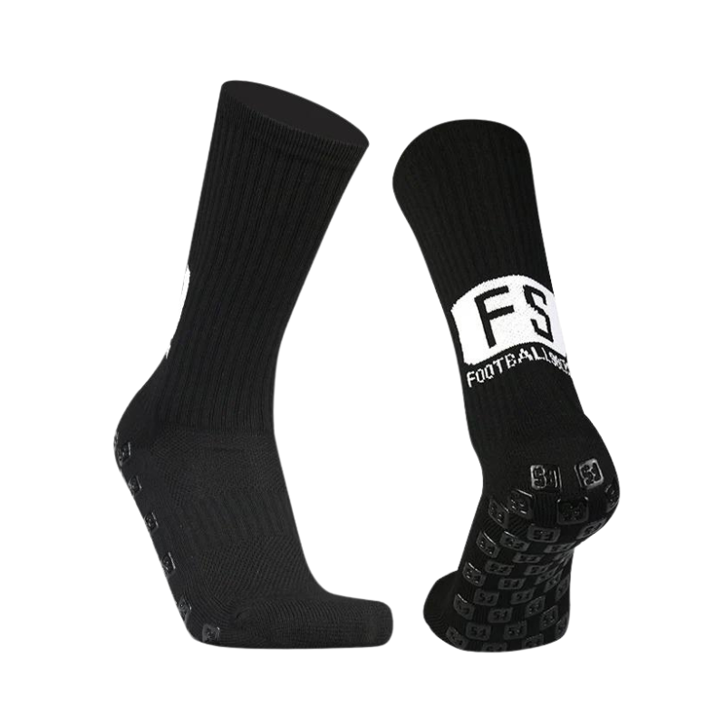 FS Footballsocks Training Black Grip Socks 